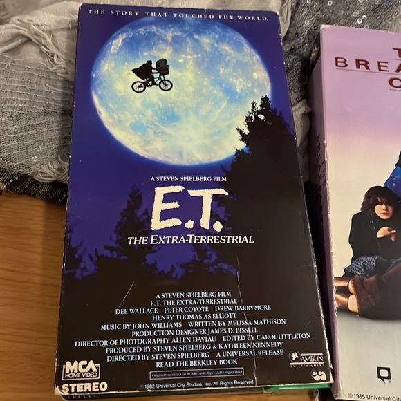 E.T. The Breakfast Club Willy Wonka vhs - Picture 2 of 10